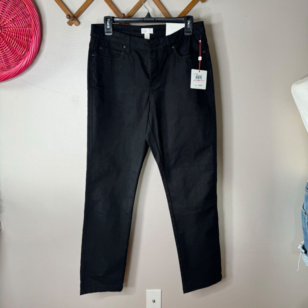 Rafaella Size 10P Curvy Fit Pants, Defined Waist, Higher Back Rise NWT